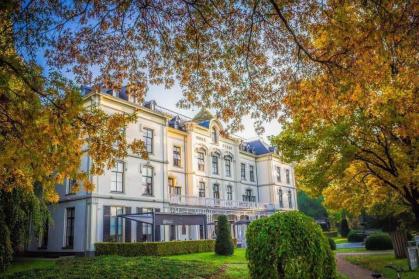 villa ruimzicht in herfst